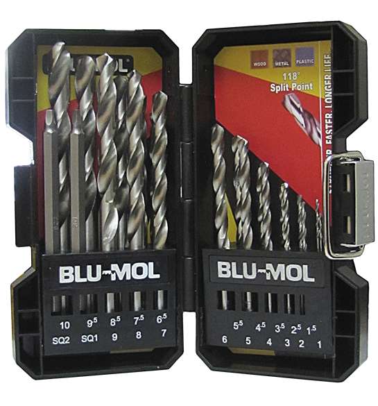Drill Set 1-10mm 19pc