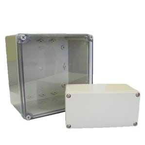 Polynova PS Enclosure 125H 125W 100D Opaque Lid IP66