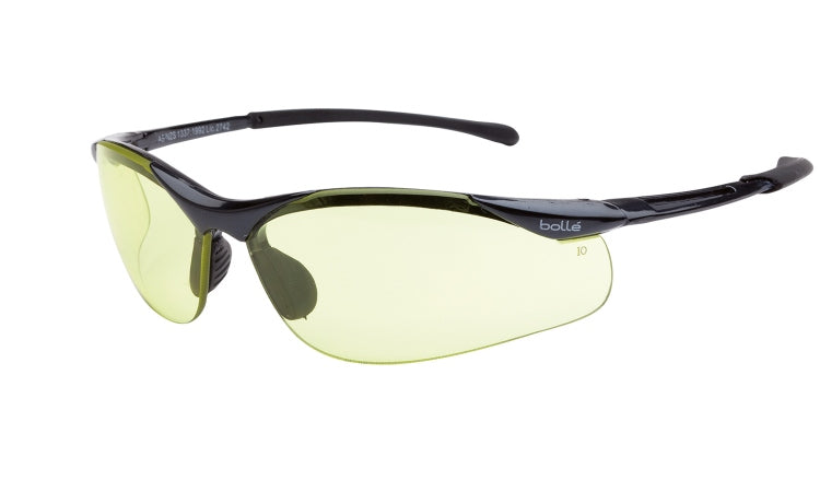Safety Glasses Sidewinder Dark Gun Amber Lens
