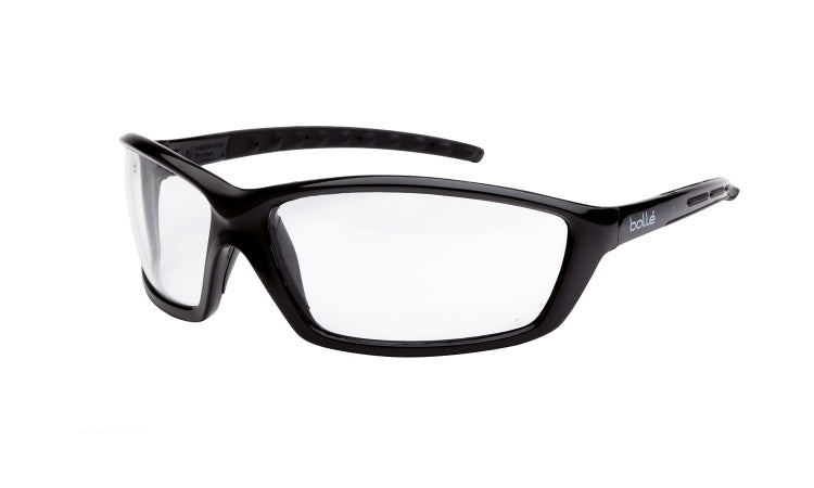Safety Glasses Prowler Gloss Black Clear Lens