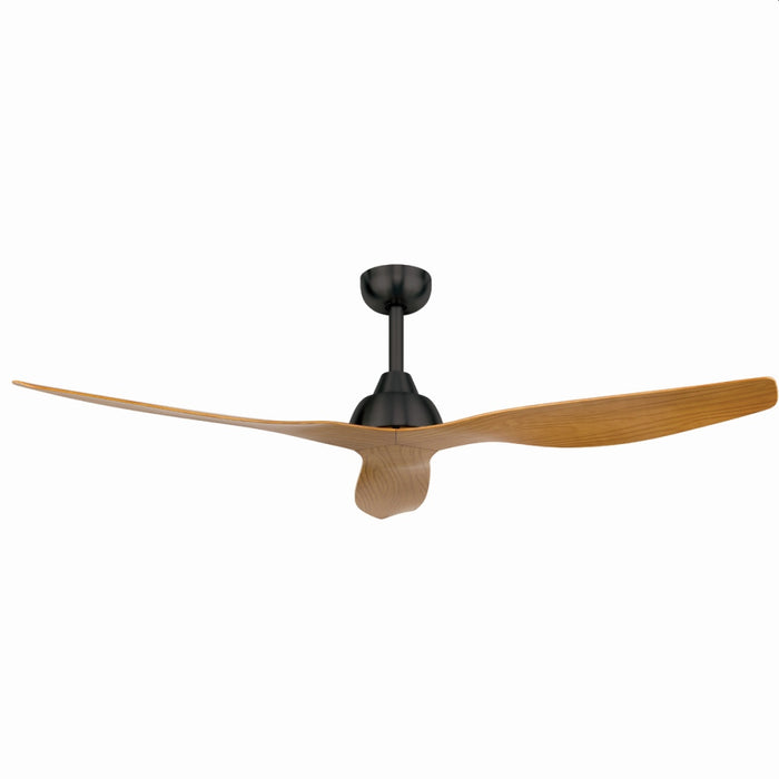 Bahama Ceiling Fan 52in Charcoal & Timber Blades
