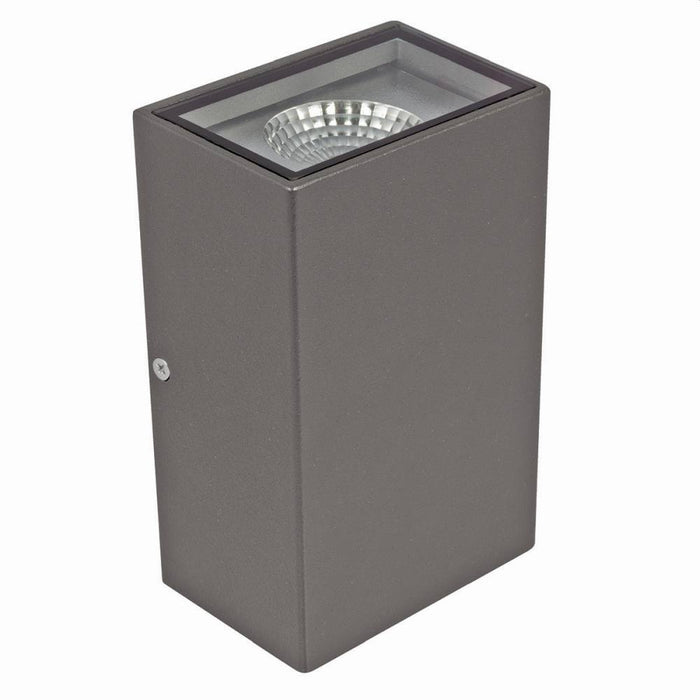 Vernier-Ii Wall Light Up/Down Rect LED Charcoal