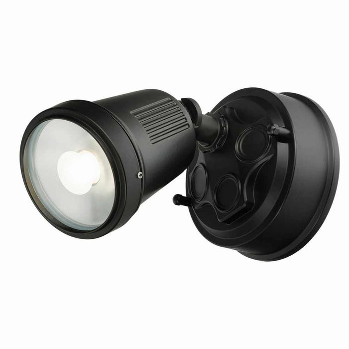 Hunter Trio Floodlight Single CCT LED Black