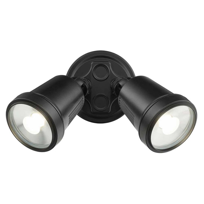 Hunter Trio Floodlight Twin CCT LED Black