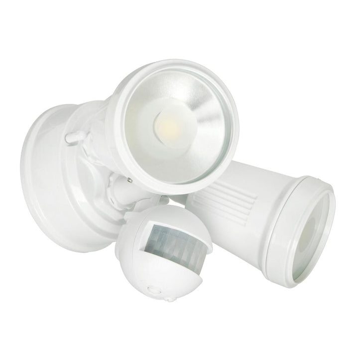 Hunter Trio Floodlight Twin CCT LED & Sensor White