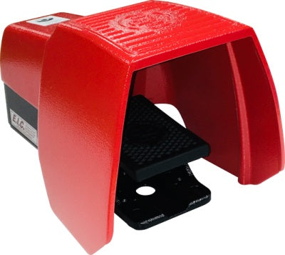 Footswitch 2Pos 2N/O 2N/C Spring Ret Metal Guard