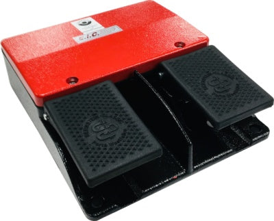 Footswitch Double 2Pos N/O N/C Each Pedal No Guard