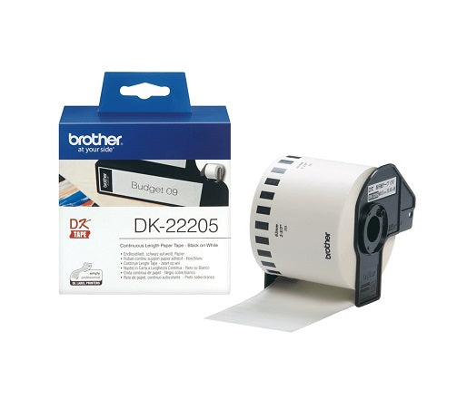 DK22205 Continuous Length Paper Tape 62mm