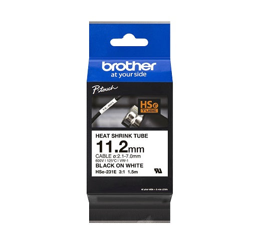 Heatshrink Tape Black/White 11.2mm