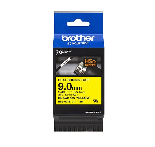 Heatshrink Tape Black/Yellow 9mm