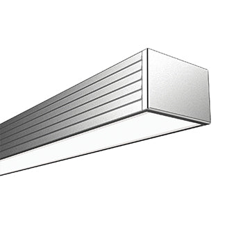 Lowline 01 V2 Profile Rolled Opal Diffuser 4m Anodised