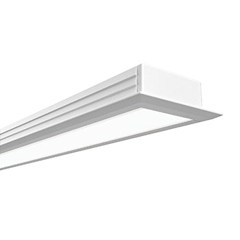 Lowline 02 V2 Mini Profile Rolled Opal Diffuser 2m White