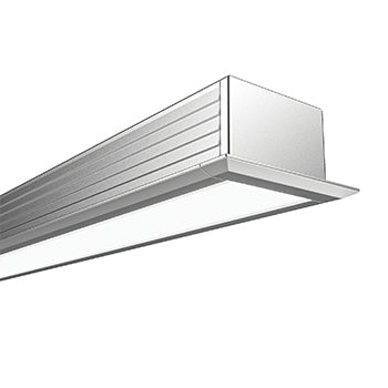 Lowline 02 V2 Profile Rolled Opal Diffuser 2m Anodised