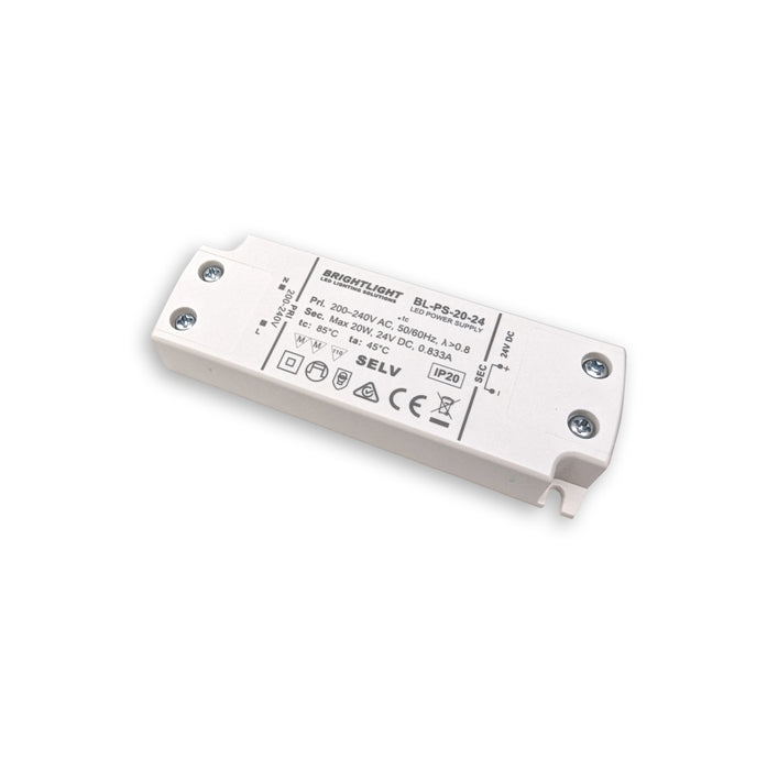 Power Supply 20W 0.833A 24V Constant Voltage