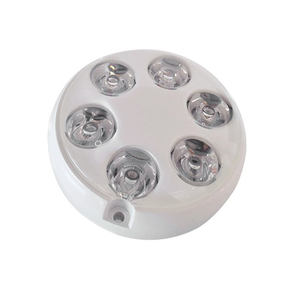 Underwater Light Round Cool White 6W LED 12V White IP68