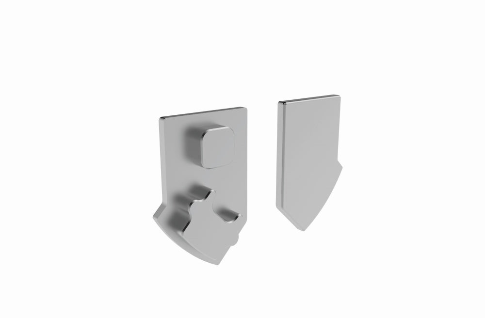 LP Techline 08 End Cap Anodised (Pkt2)
