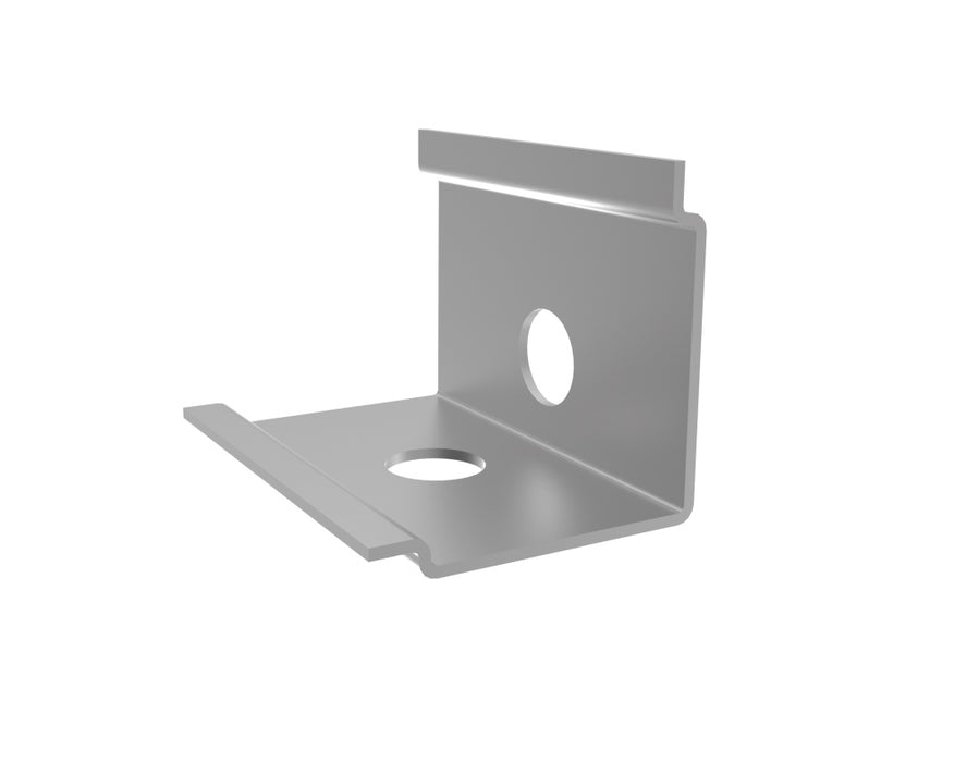 Corner mounting clip for BASELINE 03 & 04 profiles
