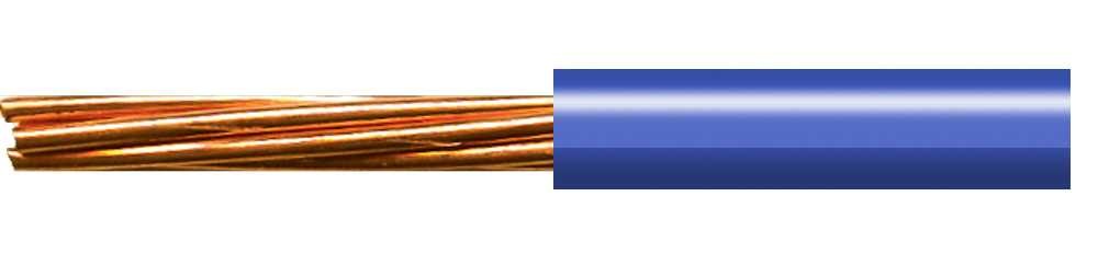 Tycab Lighting Wire .5mm Blue Solid V105 Single