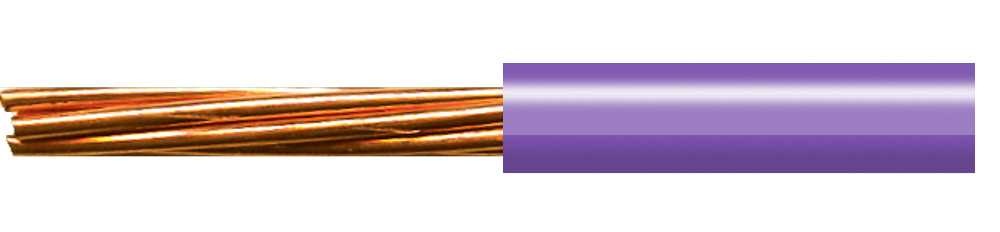 Tycab Lighting Wire .5mm Violet Solid V105 Single