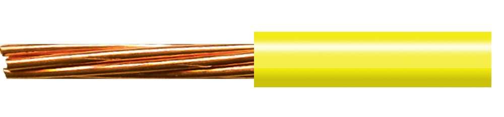 Tycab Lighting Wire .5mm Yellow Solid V105 Single