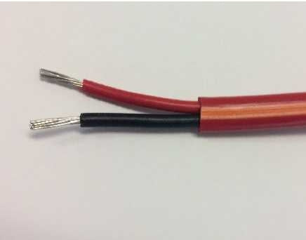 Tycab Cable Tyrip 1mm 2c Tinned Fire Red/Orange