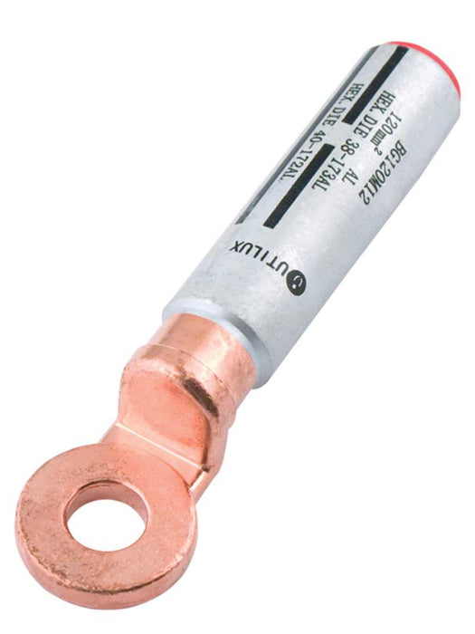 Crimp Lug Bi-Metal 25mm M10