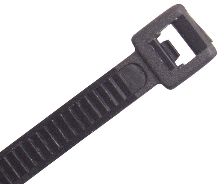 Cable Tie Releaseable 365 x 7.8mm HD Black (Pkt100)