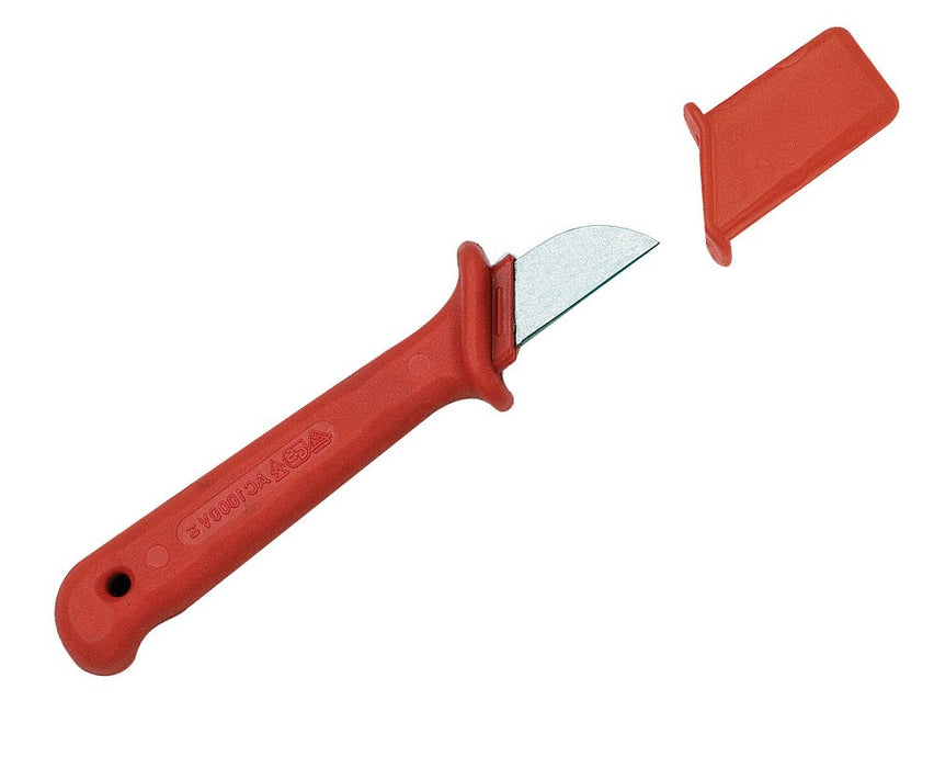 Cable Knife 1000V VDE Straight Blade