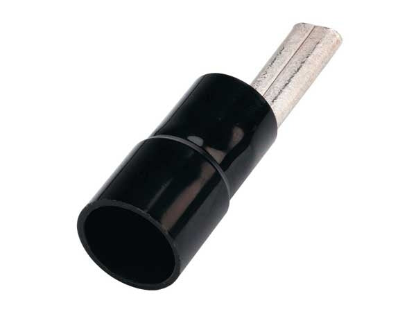 Pin Connector 25mm Black (Pkt10)