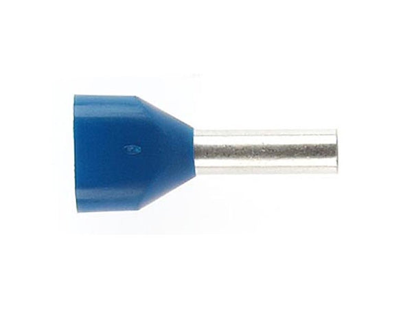 Twin Bootlace 2x 2.5mm Blue (Pkt100)