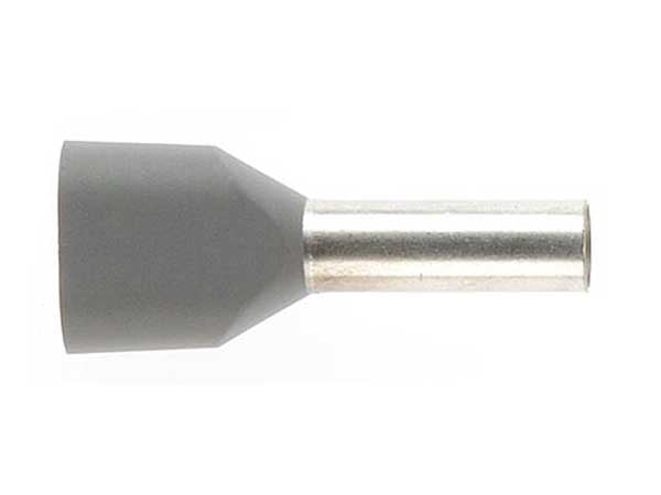 Twin Bootlace 2x 4mm Grey (Pkt50)
