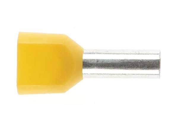 Twin Bootlace 2x 6mm Yellow (Pkt25)