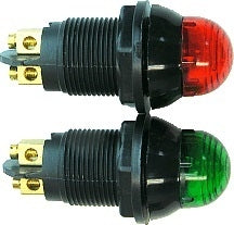 PL1R Pilot Light Amber Round
