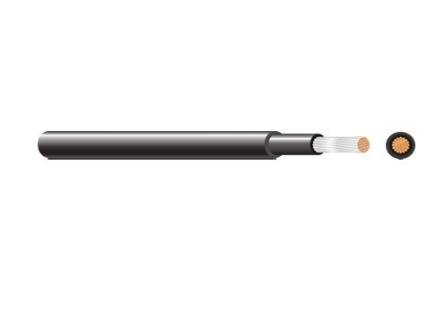 Solar Cable 10mm 1c (74/0.40) 1x10 100m Drum TUV Pv1-F