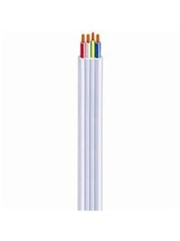 Cable 4mm 3c + Earth Flat TPS White Sheath