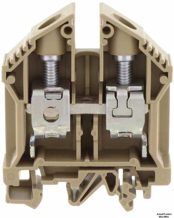 Single Level 35mm Terminal Block Beige