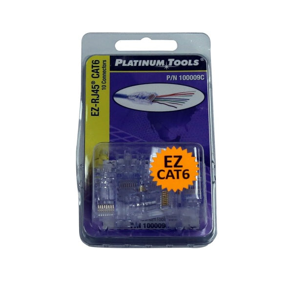 Platinum Plug EZ-RJ45 Cat6 Solid or Stranded (Pkt10)