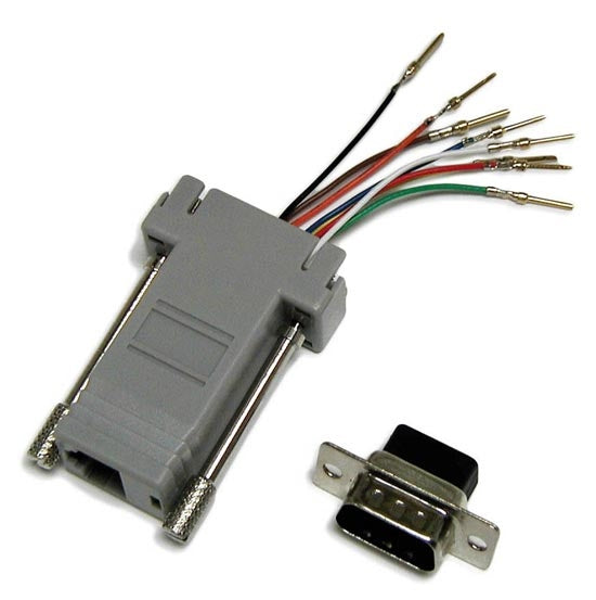 Adaptor Male to RJ45 DB9 (8Wire)