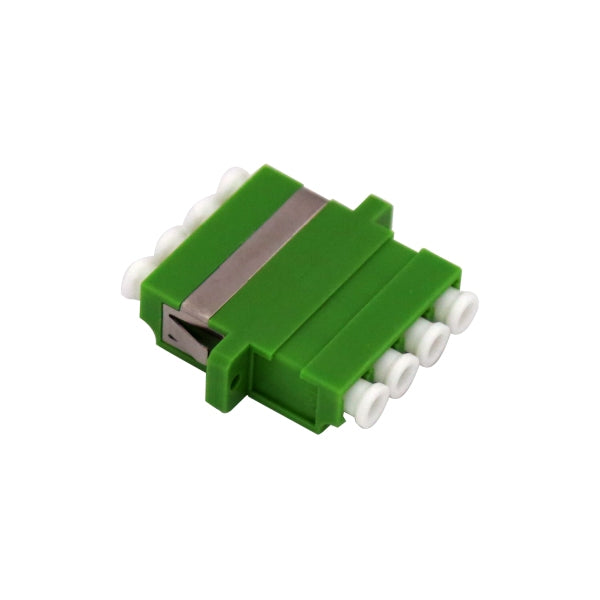Fibre Joiner LC-APC to LC-APC Quad Single Mode Green