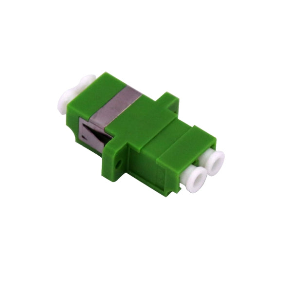 Fibre Joiner LC-APC to LC-APC Duplex Single Mode Green