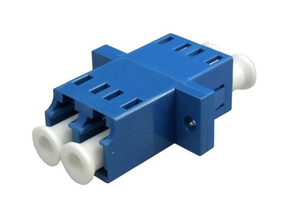 Fibre Joiner LC to LC Duplex Single Mode Blue
