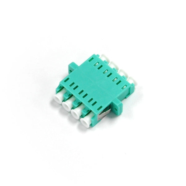 Fibre Joiner LC to LC Quad Multimode Aqua