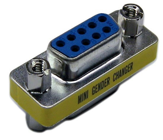 Mini Gender Changer Female/Female DB9