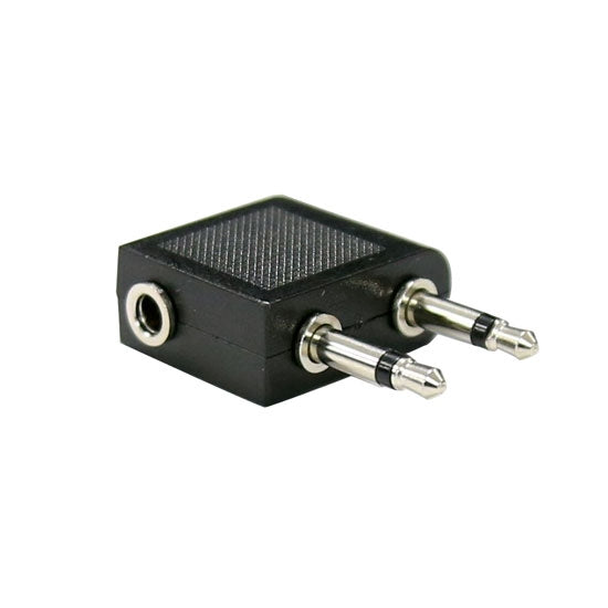 Airplane Headphone Adaptor Dual Mono 3.5mm