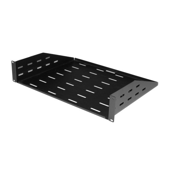 AV Rack 2RU Cantilever Shelf 350mm Dual Mount