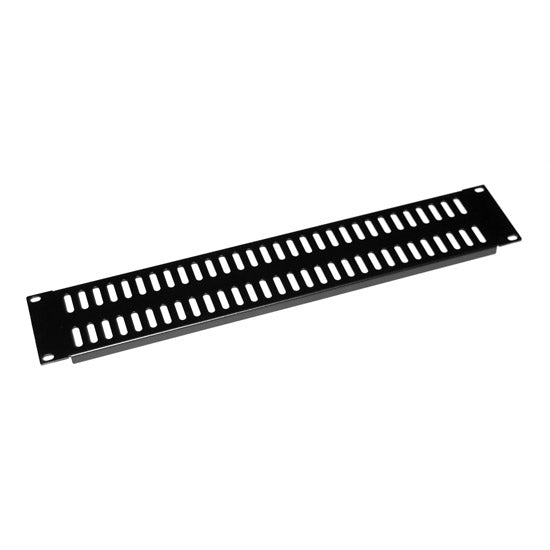 AV Rack 2RU Blanking Panel Vented