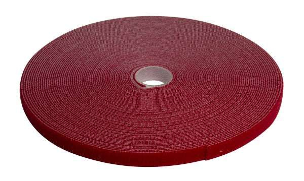 Hook & Loop Velcro 12mm x 20m Red
