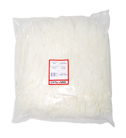 Cable Tie 250mm x 4.8mm (Bag 1000)