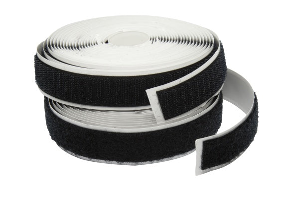 Hook & Loop Velcro 20mm x 5m Black
