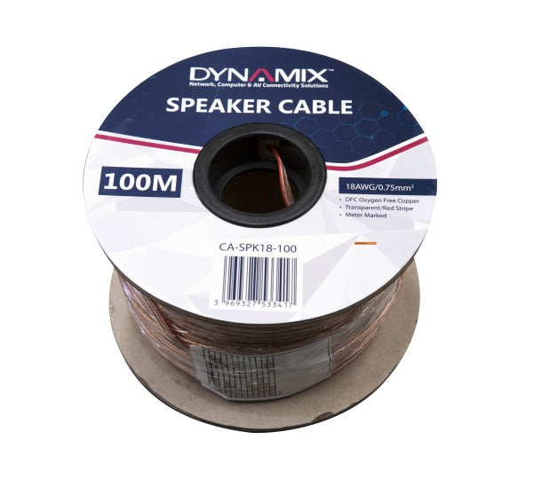 Speaker Cable 1.8mm 2c 100m (Metre)